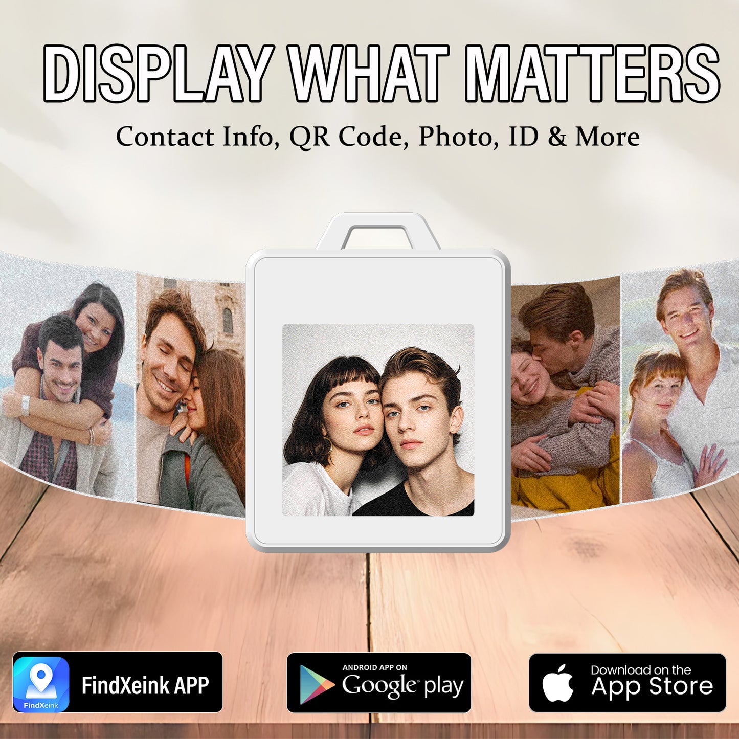 FindXeink E-ink Picture Tag F15D
